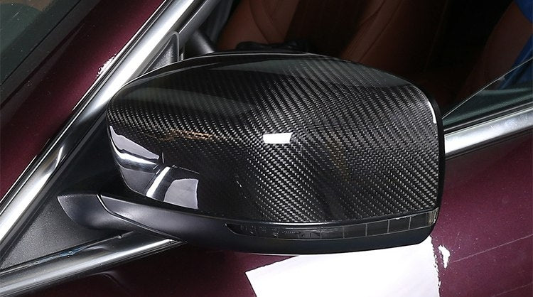 Maserati Ghibli Quattroporte Carbon Fibre Add On Mirror Covers 2013 2014 2015 2016 2017