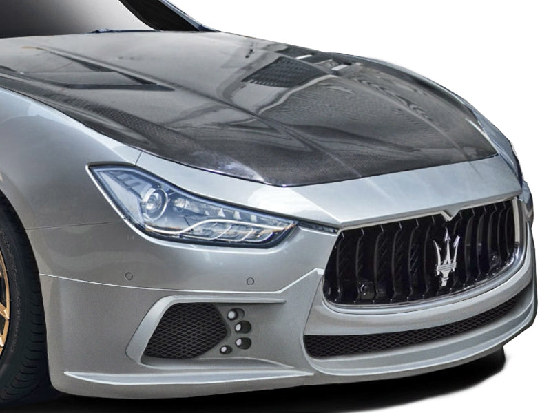 Maserati Ghibli Carbon Fibre AS Style Bonnet / Hood for 2013 2014 2015 2016 2017