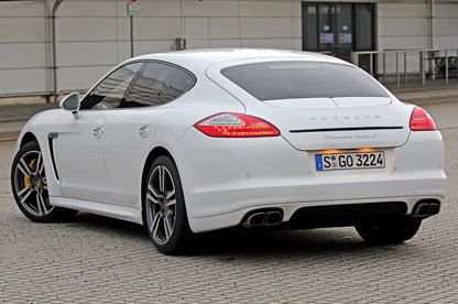 Porsche Panamera Turbo Style 970 Chrome Exhaust Tips 2014-2016