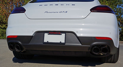 Porsche Panamera GTS Style 970 2014-2016 Double Layer Black Titanium Exhaust Tips