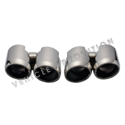 Porsche Panamera S Style 970 2014-2016 Single Layer Chrome Exhaust Tips