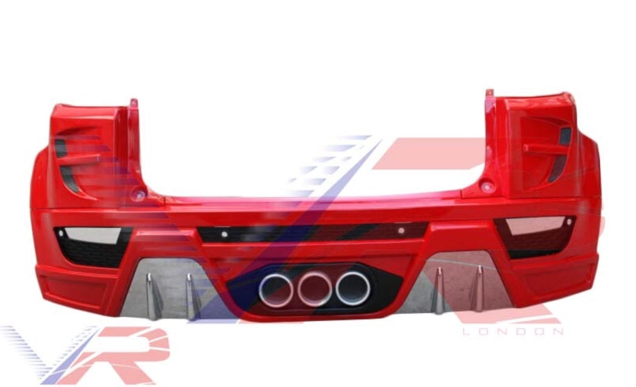 Rear PU bumper with tips