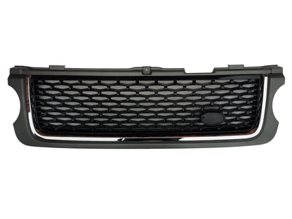 Range Rover Vogue Grey Black Chrome Autobiography Style Front Grille 2010-2012