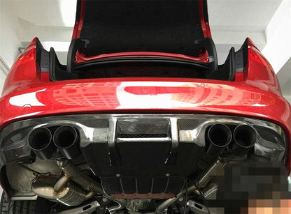 Jaguar X260 XF XFR XFR-S Style Carbon Fiber Rear Diffuser Valance 2016-2019