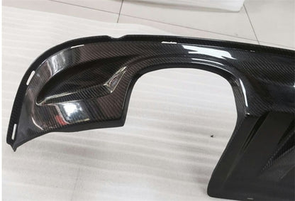 Jaguar X260 XF XFR XFR-S Style Carbon Fiber Rear Diffuser Valance 2016-2019