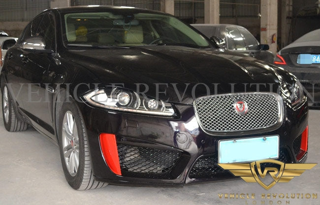 Jaguar X250 XF XFS XFR models 2012 - 2015 upgrade body kit to XFRS XFR-S style