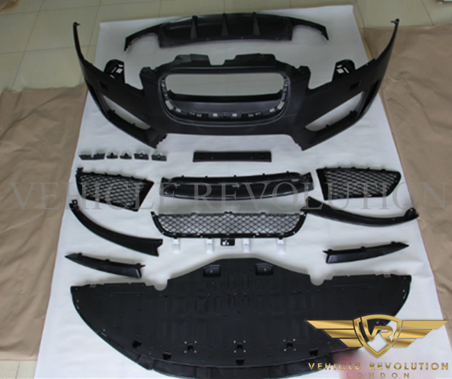 Jaguar X250 XF XFS XFR models 2012 - 2015 upgrade body kit to XFRS XFR-S style